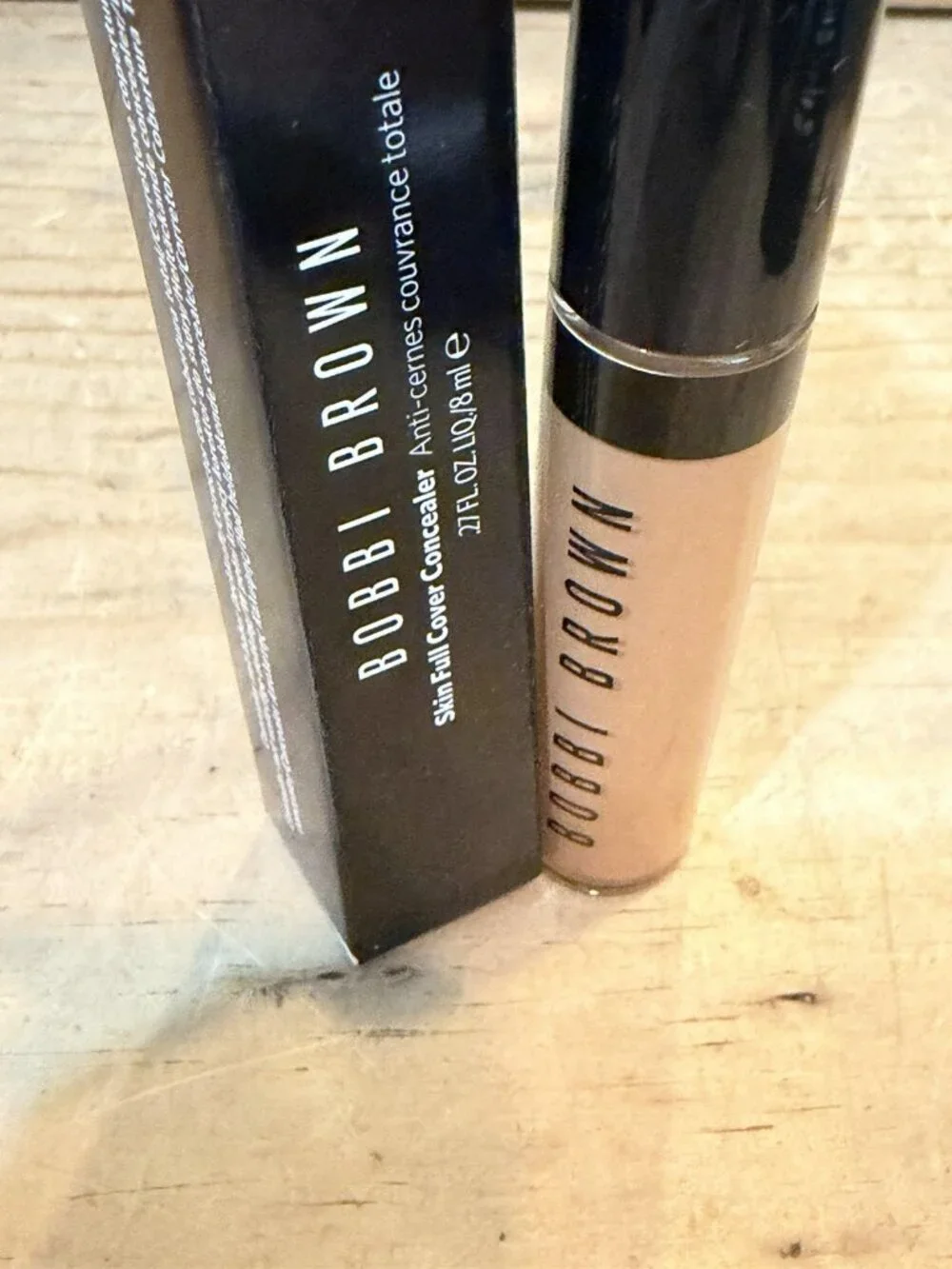 Bobbi Brown Skin Full Cover Concealer Full Size In Warm Almond New W/ Box